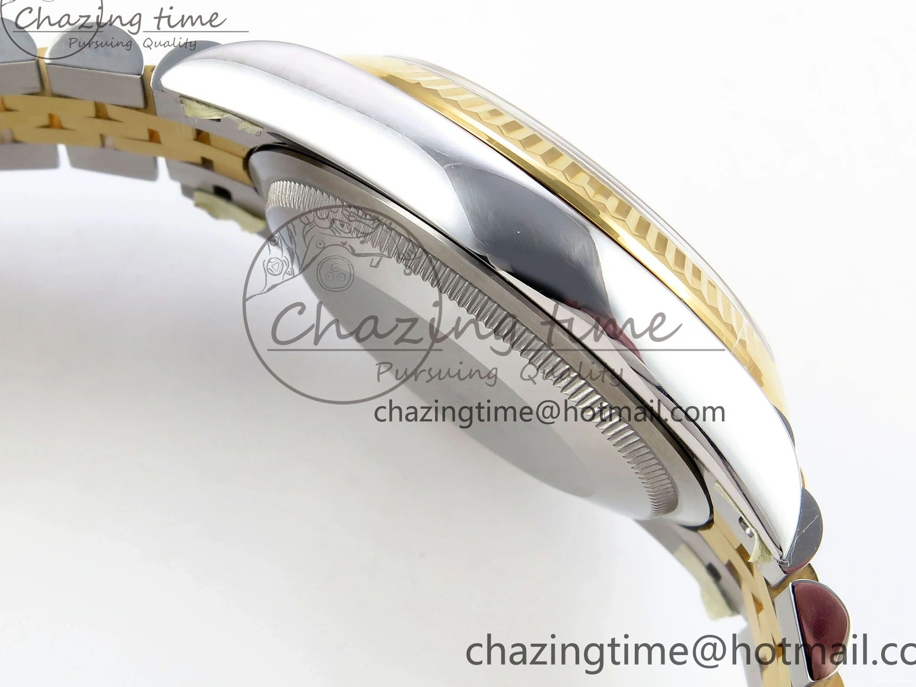 0418 Effortless DateJust 36 126233 Clean 1:1 Best Edition 904L Steel YG Textured Diamonds Dial on SS YG Jubilee Bracelet VR 1500